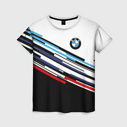 Женская футболка BMW BRAND COLOR БМВ