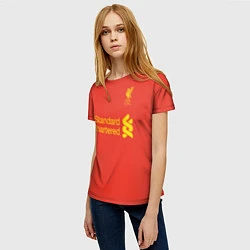Футболка женская FC Liverpool: Salah 18/19, цвет: 3D-принт — фото 2
