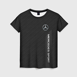Футболка женская Mercedes AMG: Sport Line, цвет: 3D-принт