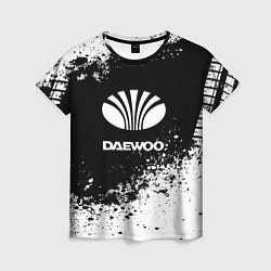 Женская футболка Daewoo: Black Spray