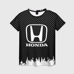 Женская футболка Honda: Black Side