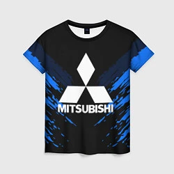Женская футболка Mitsubishi: Blue Anger