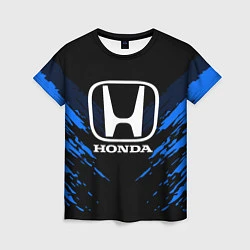 Женская футболка Honda: Blue Anger