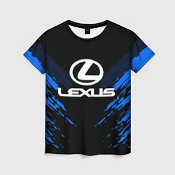 Женская футболка Lexus: Blue Anger