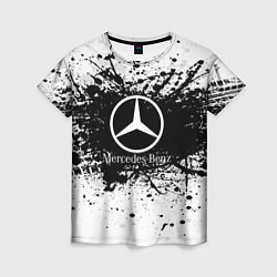 Женская футболка Mercedes-Benz: Black Spray