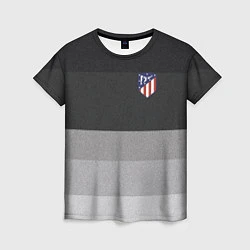 Женская футболка ФК Атлетико Мадрид: Серый стиль