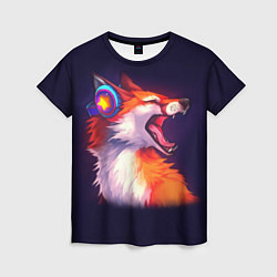 Женская футболка Disco Fox