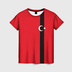 Футболка женская Турция, цвет: 3D-принт