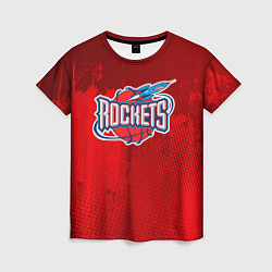 Футболка женская Rockets NBA, цвет: 3D-принт
