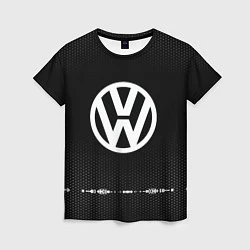 Женская футболка Volkswagen: Black Abstract