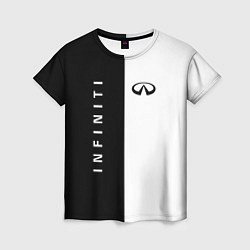 Женская футболка Infiniti: Black & White