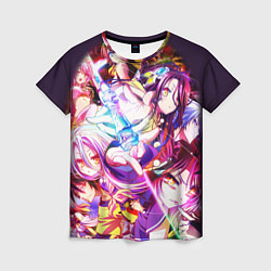 Футболка женская No Game No Life, цвет: 3D-принт