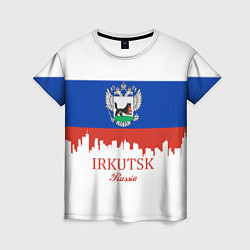 Футболка женская Irkutsk: Russia, цвет: 3D-принт