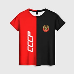 Женская футболка СССР: Red Collection