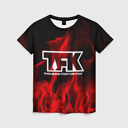 Женская футболка Thousand Foot Krutch: Red Flame