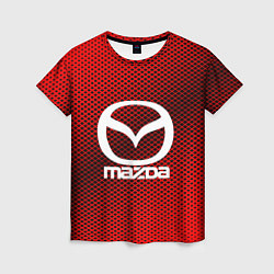 Женская футболка Mazda: Red Carbon