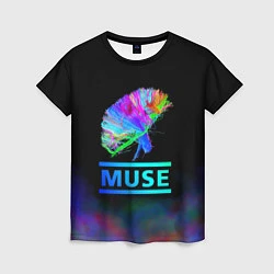 Женская футболка Muse: Neon Flower