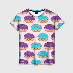 Женская футболка Любитель пончиков