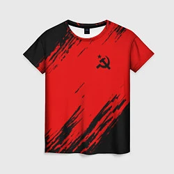 Женская футболка USSR: Red Patriot