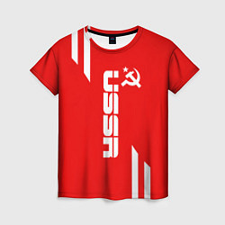 Футболка женская USSR: Red Sport, цвет: 3D-принт