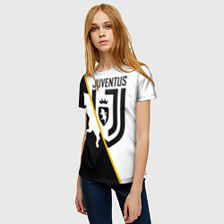 Футболка женская FC Juventus: Football Point, цвет: 3D-принт — фото 2