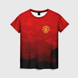 Женская футболка FC Man UTD: Red Poly