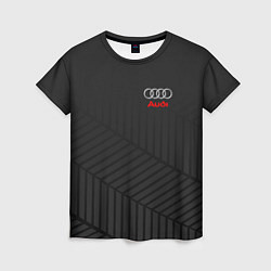 Женская футболка Audi: Grey Collection