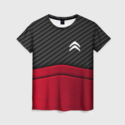 Женская футболка Citroen: Red Carbon