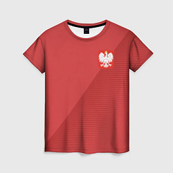 Женская футболка Poland Team: Away WC-2018
