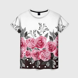 Женская футболка Roses Trend