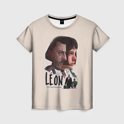 Женская футболка Leon