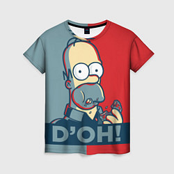 Женская футболка Homer Simpson DOH!