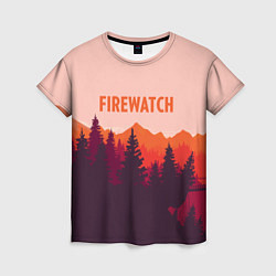 Женская футболка Firewatch: Orange Style