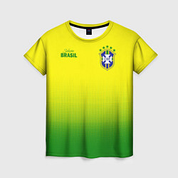 Футболка женская CBF Brasil, цвет: 3D-принт
