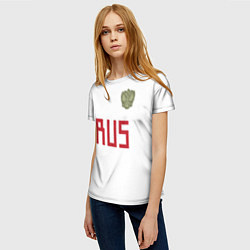 Футболка женская Rus Team: Away WC 2018, цвет: 3D-принт — фото 2