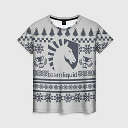 Женская футболка Team Liquid: Grey Winter