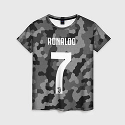 Футболка женская Ronaldo 7: Camo Sport, цвет: 3D-принт