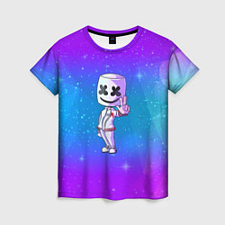 Женская футболка Marshmello: Spaceman