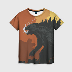 Женская футболка Godzilla: Monster Smoke