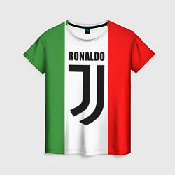Футболка женская Ronaldo Juve Italy, цвет: 3D-принт