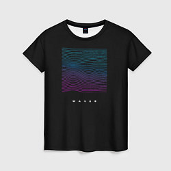 Женская футболка Neon WAVES