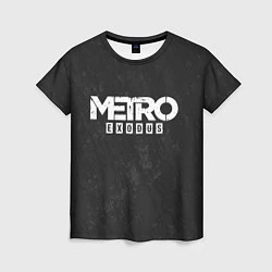 Женская футболка Metro Exodus: Space Grey