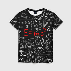 Женская футболка Формулы физики