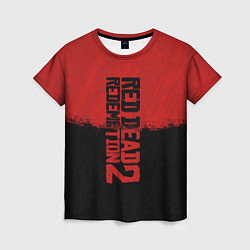 Женская футболка RDD 2: Red & Black