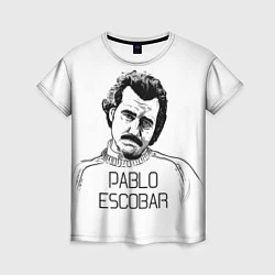 Футболка женская Pablo Escobar, цвет: 3D-принт
