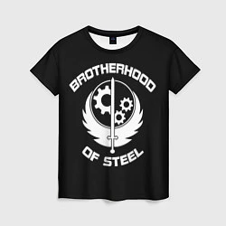 Женская футболка Brothood of Steel