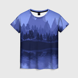 Женская футболка Firewatch Mountains