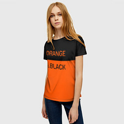 Футболка женская Orange Is the New Black цвета 3D-принт — фото 2