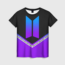 Женская футболка BTS: Neon Symbol