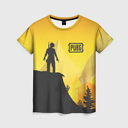 Женская футболка PUBG: Sunrise